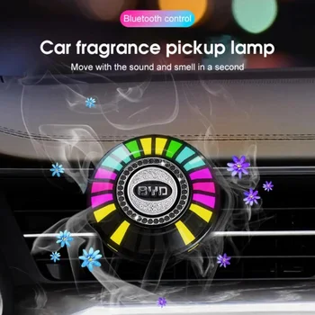 Automobilių Atmosfera Šviesos 3D Nuskaitymo Lempa F0 F3 G6 S6 Daina Juanių Čin Tango Surui RGB Balso Kontroliuojamas Ritmas, Muzikos App Kontrolės