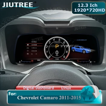 Automobilių LCD Skaitmeninis 2011-2015 m. Chevrolet Camaro Grupių Virtualus Kabinos Greičio Matuoklis Galvos Vienetas Accesorries prietaisų Skydelio Ekranas