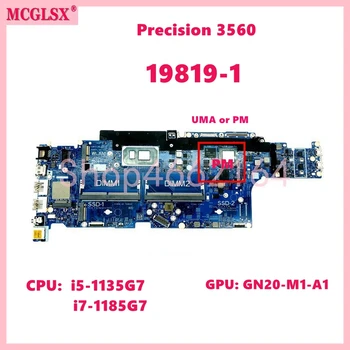 19819-1 Su i5 i7-11 Gen CPU UMA / T500 Nešiojamojo kompiuterio GPU Mainboard Dell Latitude 5520 Tikslumo 3560 Nešiojamas Plokštė