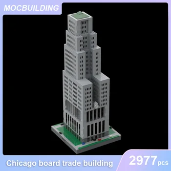 Čikagos Prekybos Pastato Modelis SS Blokų 