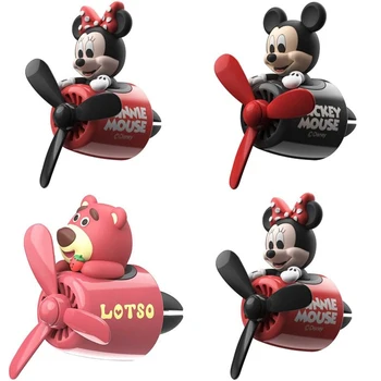 Automobilių Oro Gaiviklis, Disney Mickey Minnie Mouse Kvepalai Difuzorius Sukasi Sraigtas Oro Išleidimo Kvepalų Mielas Animacinių Filmų Dekoras