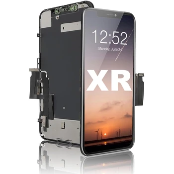 100% Testas Iphone XR OLED LCD Ekranas Touch Ekrano Modelį, A1984 A2105 A2106 A2107 LCD Touch skaitmeninis keitiklis Asamblėjos Pakeitimo