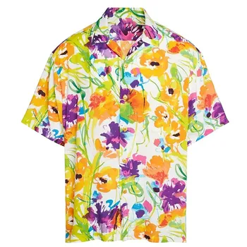 Vyriški Marškiniai Vasaros Havajų Marškinėliai Graphic Marškinėliai 