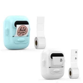 Label Maker Mašina Su Juosta Brūkšninis Kodas Etikečių Spausdintuvas - Mini Portable Bluetooth Šilumos Labeler