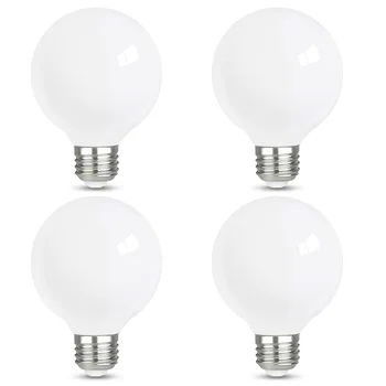 Pieninio Stiklo Lemputė E27 5W Edison LED Lemputės G80 220V Pasaulyje Kamuolys Lemputė Neutralus Šviesos/Šiltai Balta LED Lempa Tuštybės Veidrodis Lempos