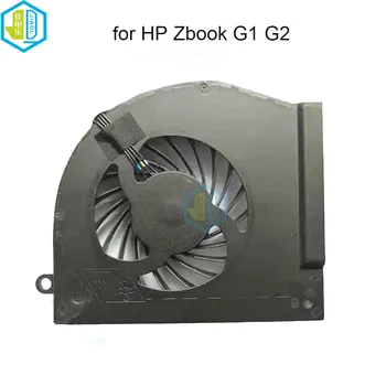 Kompiuterio PROCESORIAUS Aušinimo ventiliatoriai HP ZBOOK 17 G1 17 G2 735375 735373-001 DFS661605PQ0T nešiojamas pakeitimo procesoriaus aušintuvo radiatorius