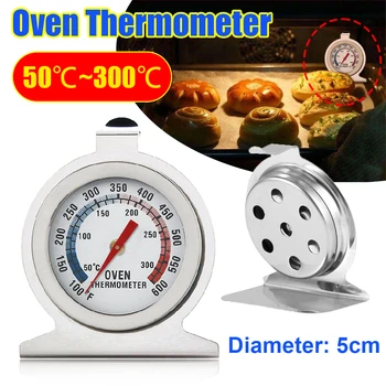 Orkaitės Termometras, Nerūdijančio Plieno Mini Dial Atsistoti Temperatūros Indikatorius Maisto Mėsos, Duonos, Namų apyvokos GRILIS Termometras Virtuvės Įrankiai