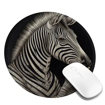 Zebra Pelės Mygtukai Sudėtingas Linijų Iliustracija Office Gumos Kilimėlis Prabanga Stabdžių Nuovargis Pigūs Nuotrauką Pelės Kilimėlis