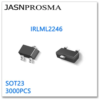 JASNPROSMA IRLML2246 SOT23 3000PCS P-Kanalo 20V Aukštos kokybės, Pagaminti Kinijoje, IRLML 2246 IRLML2246TRPBF-1