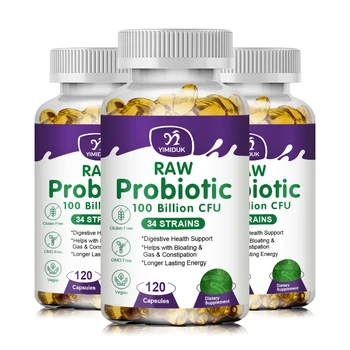 Fermentų, Probiotikų Kapsules, 100 Mlrd. KSV Probiotikai Maistinių medžiagų Virškinimą & Žarnyno Sveikatą Suaugusiųjų Moterų ir Vyrų