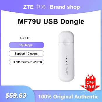ZTE MF79U 4G LTE 150Mbps USB Dongle Nešiojamų Mobilus WiFi Modemas Kišenėje Hotspot Stick 4G Sim Card Bevielis Maršrutizatorius Tinklo Adapteris