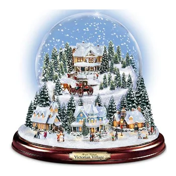 Apvalus Deimantas Kalėdų Eglutė Kryželiu Paveikslą Miegamojo Kambarį Sniego Namus Kraštovaizdžio Tapyba, Dekoratyvinės Diamond Lipdukai