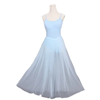 Lyrinis Suknelė-Ballerina Baleto Suknelės Mergaitėms Ilgai Šiuolaikinio Baleto Suknelė Praktikos Šokių Suknelė