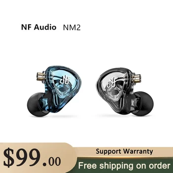 NF Garso NM2 Ausinės Dviguba Ertmę Dinaminis Vairuotojo Ausinės su 0.78 mm 2Pin Kabelis ausinių didelių sąnaudų efektyvumo