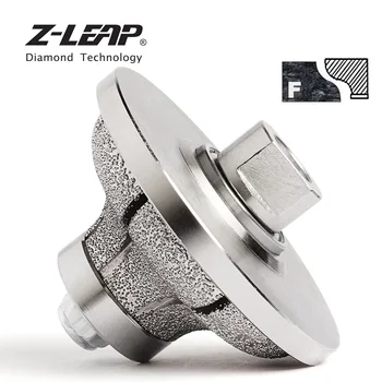 Z-ŠUOLIS Diamond Vertus Krašto Profilio Rato Marmuro, Granito, Skersmuo 85x30mm Dulkių Brazed Deimantų Šlifavimo Abrazyvinių Įrankių