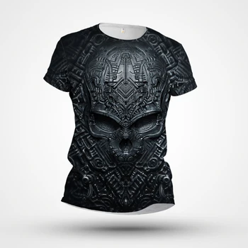 Cool T-shirt Naujas 3D Spausdinimo Tendencija Modelis trumpomis Rankovėmis Individualų Gamyklos Tiesioginio Pardavimo 2023 Vasaros Atsitiktinis Sporto Stora Viršų