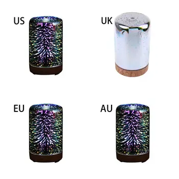 3D Fejerverkų Nakties Šviesos Ultragarso eterinis Aliejus Difuzoriaus AU US UK ES Aromatas, Aromatinių junginių,