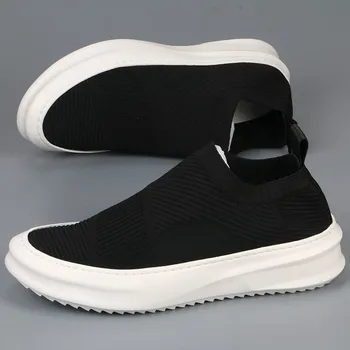 Banga batai vyriški audinys batai storio vienintelis padidinti koja kvėpuojantis akių batai banga markės visi atsitiktinis plaukioja mesh bateliai